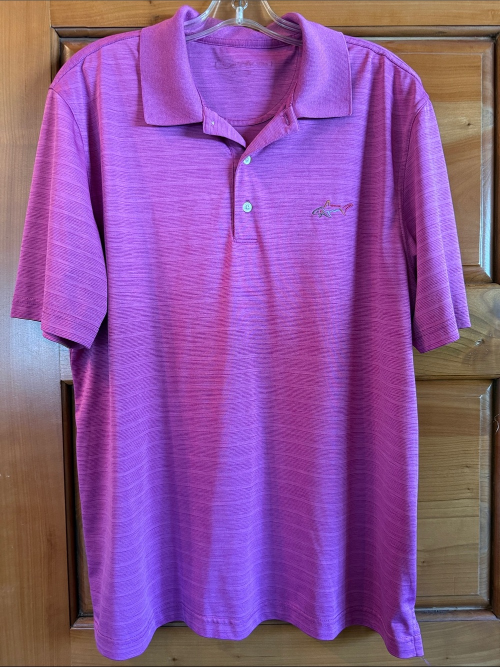 Greg Norman Collection Heathered Purple GOLF Polo